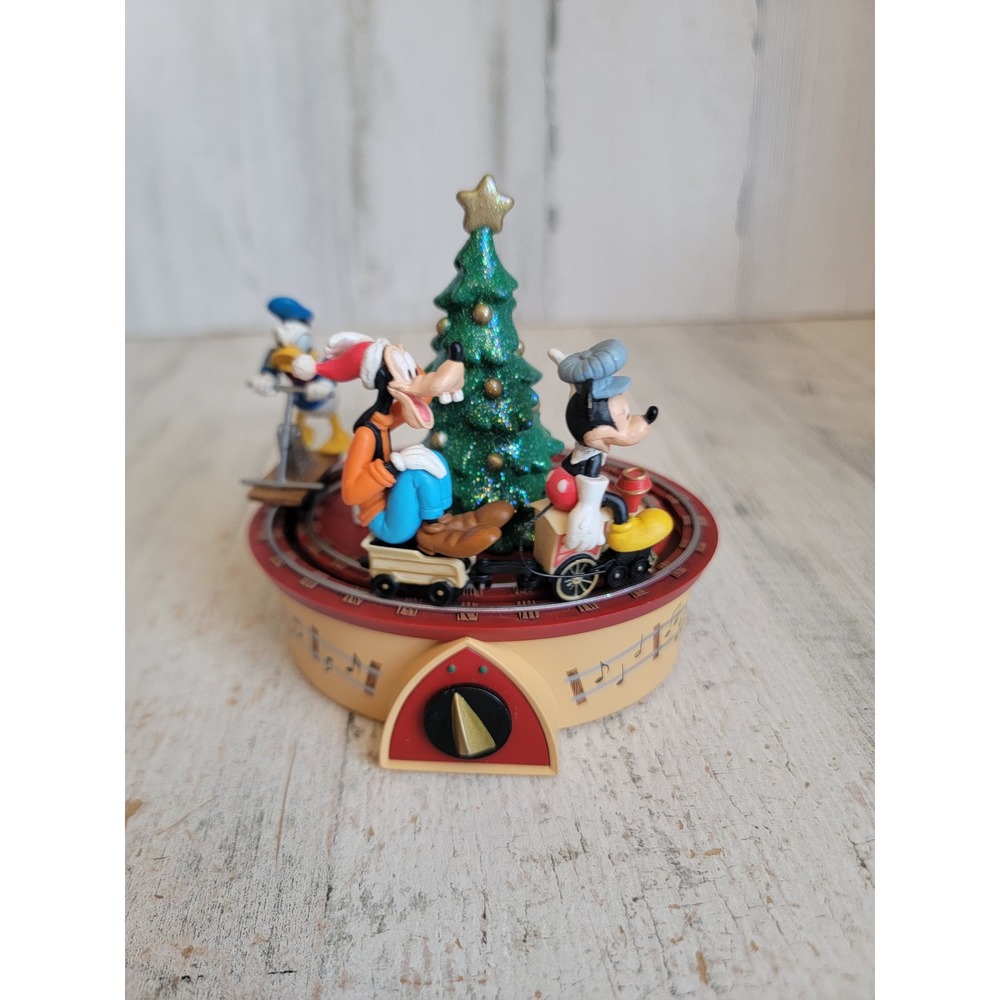 Hallmark vintage Mickey's jingle bell Express ornament Xmas animated Disney
